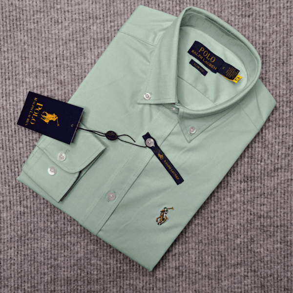 Ralph Lauren Solid Light Lemon Shirt